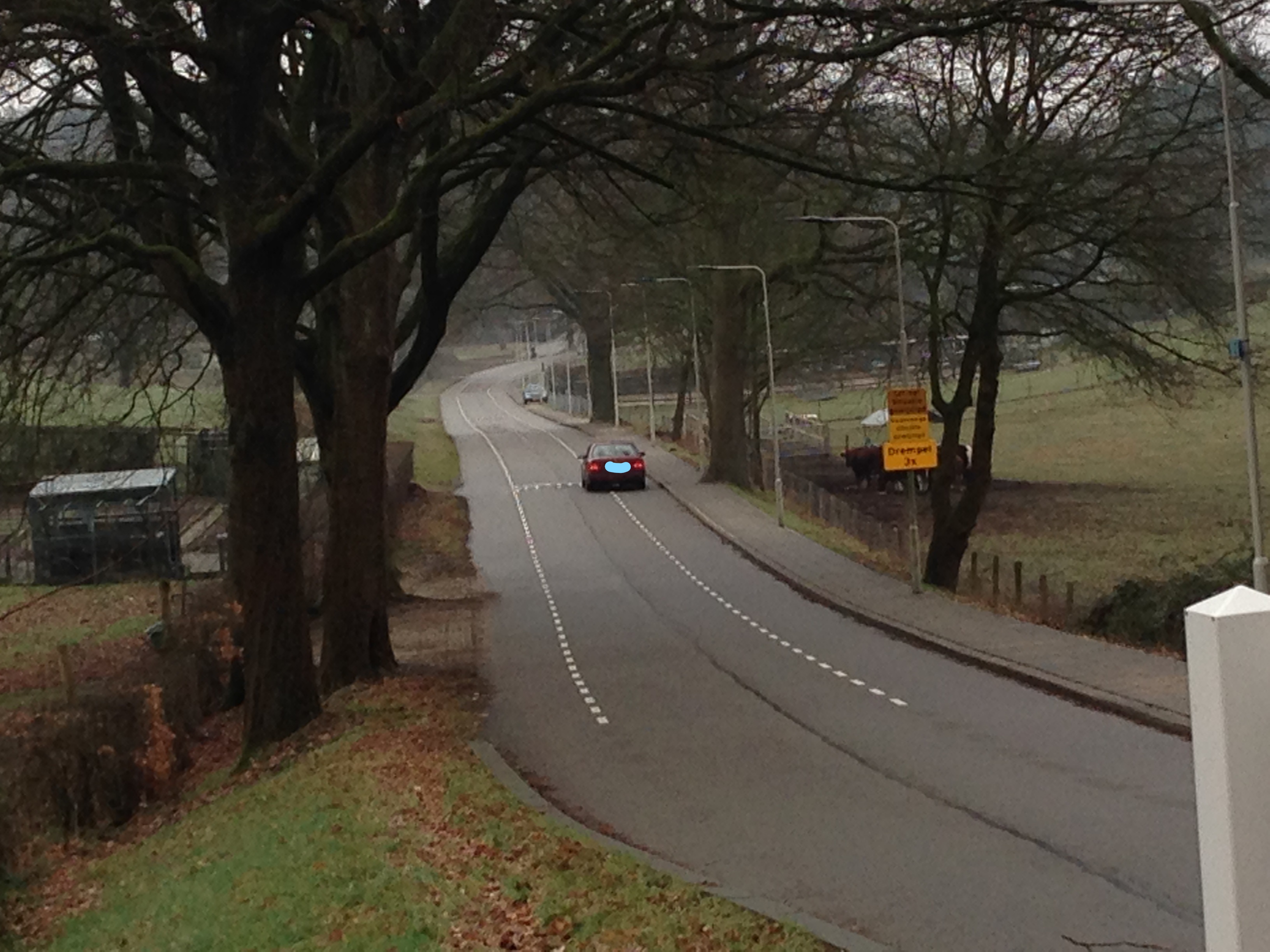 Drie wegen in park Klarenbeek