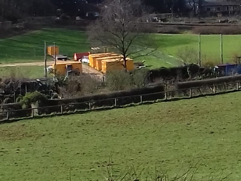 Bouwketen op weiland langs de Cattepoelseweg Bouwketen op weiland langs de Cattepoelseweg