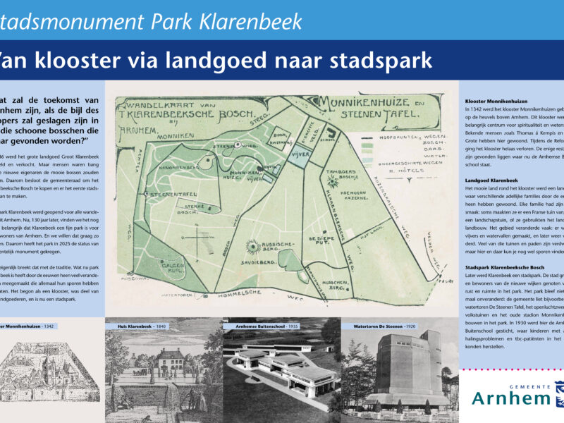 Parkbord wordt onthuld
