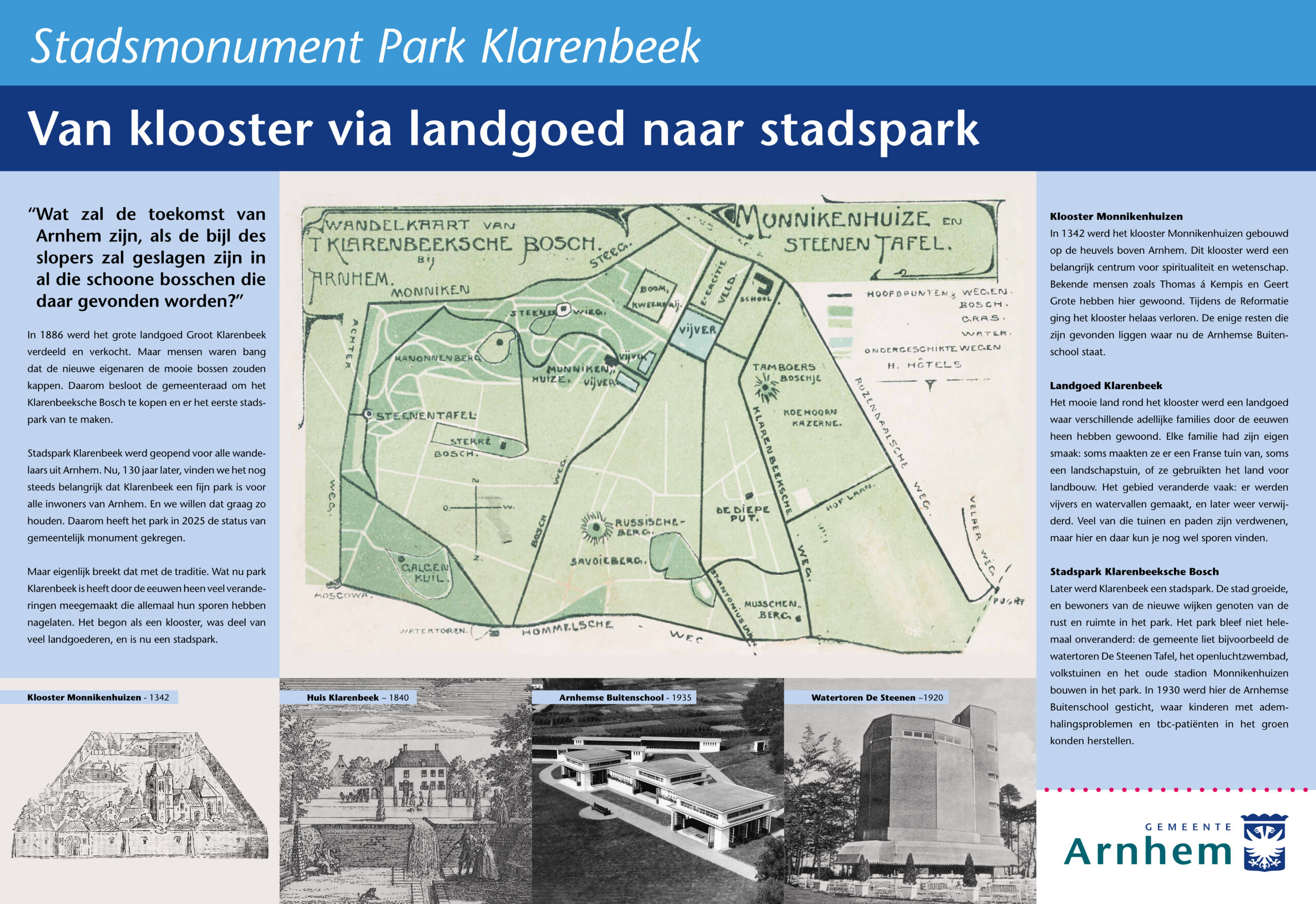 Parkbord wordt onthuld